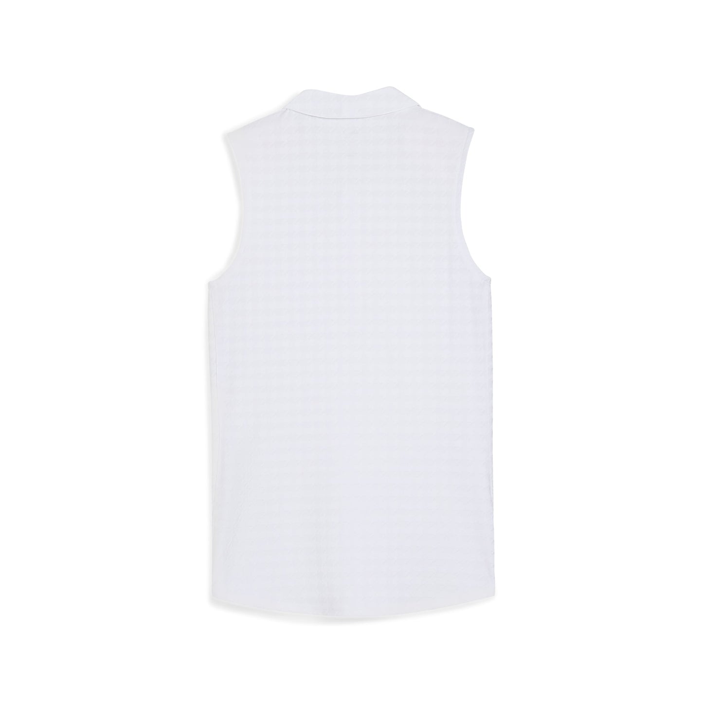 Women's Houndstooth Sleeveless Golf Polo - Puma Golf Everyday