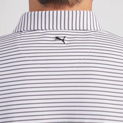 BRRR Stripe Golf Polo - Puma Golf Classic