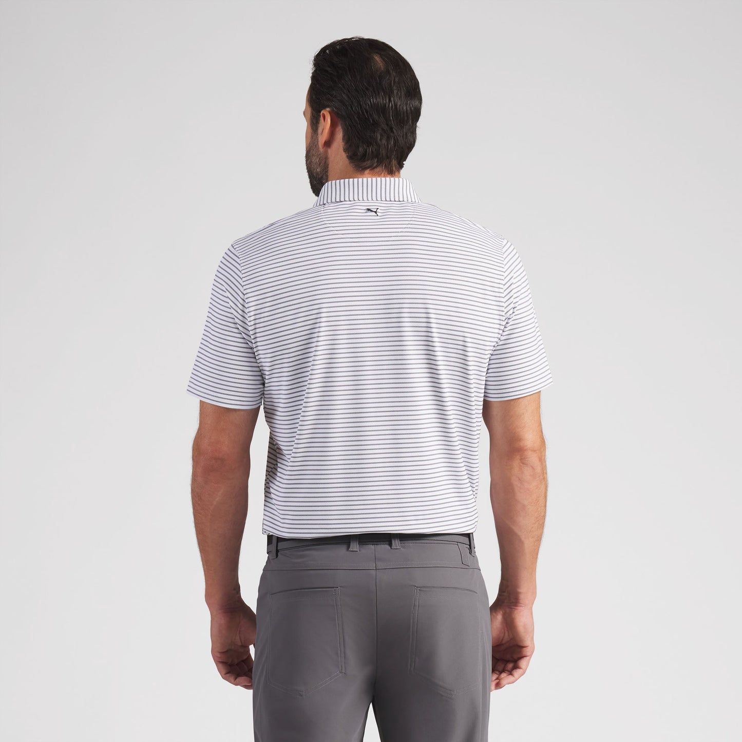BRRR Stripe Golf Polo - Puma Golf Classic