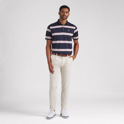AP Pique Stripe Golf Polo - Puma Golf Essential