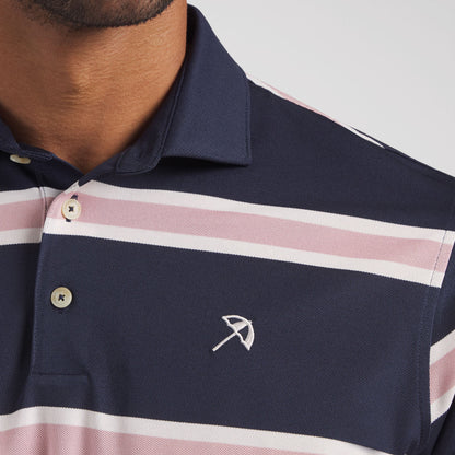 AP Pique Stripe Golf Polo - Puma Golf Essential