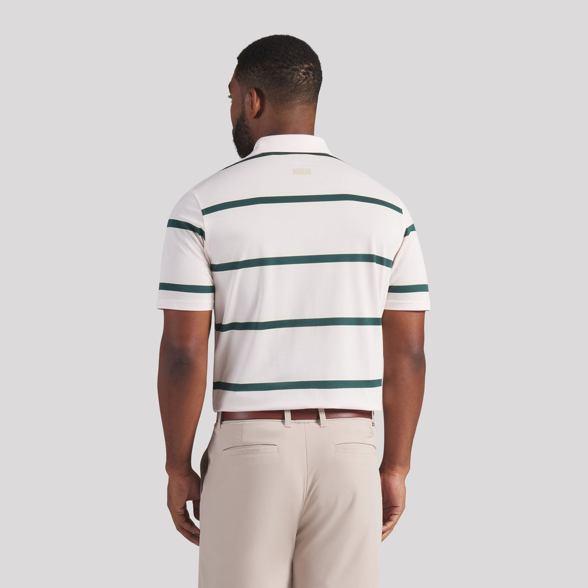 AP Pique Stripe Golf Polo - Puma Golf Essential