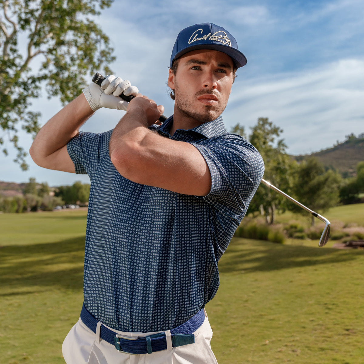 AP MATTR Geo Golf Polo - Puma Golf Essential