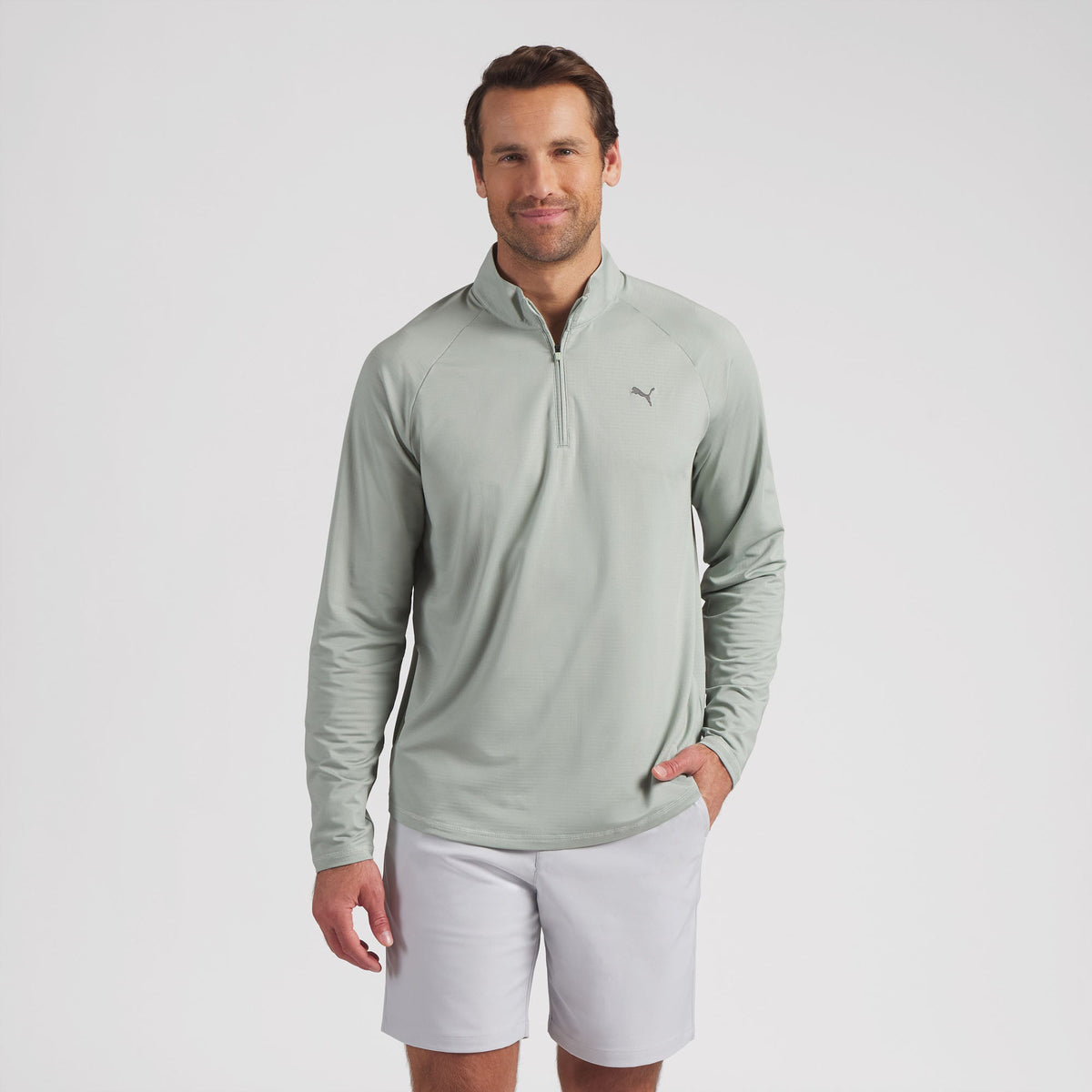 Lightweight Grid LC Golf 1/4 Zip - Puma Golf Value
