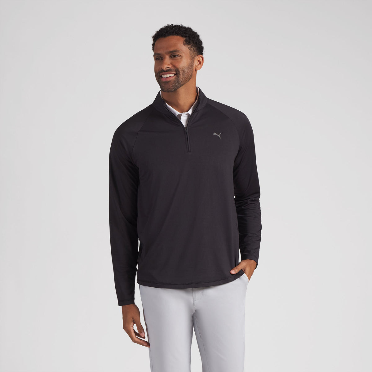 Lightweight Grid LC Golf 1/4 Zip - Puma Golf Value