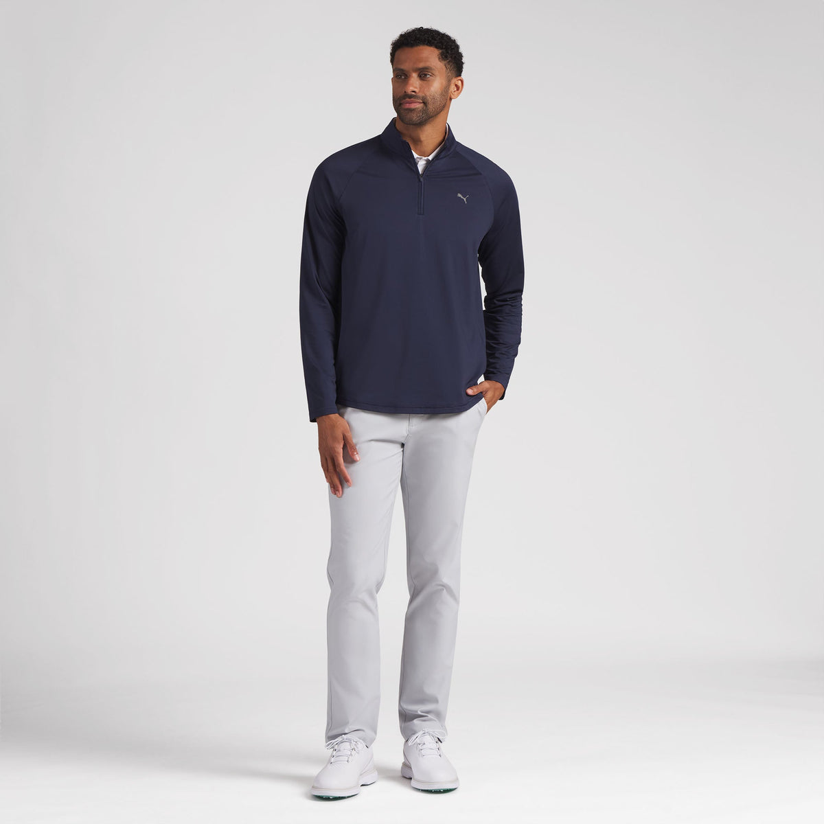 Lightweight Grid LC Golf 1/4 Zip - Puma Golf Value