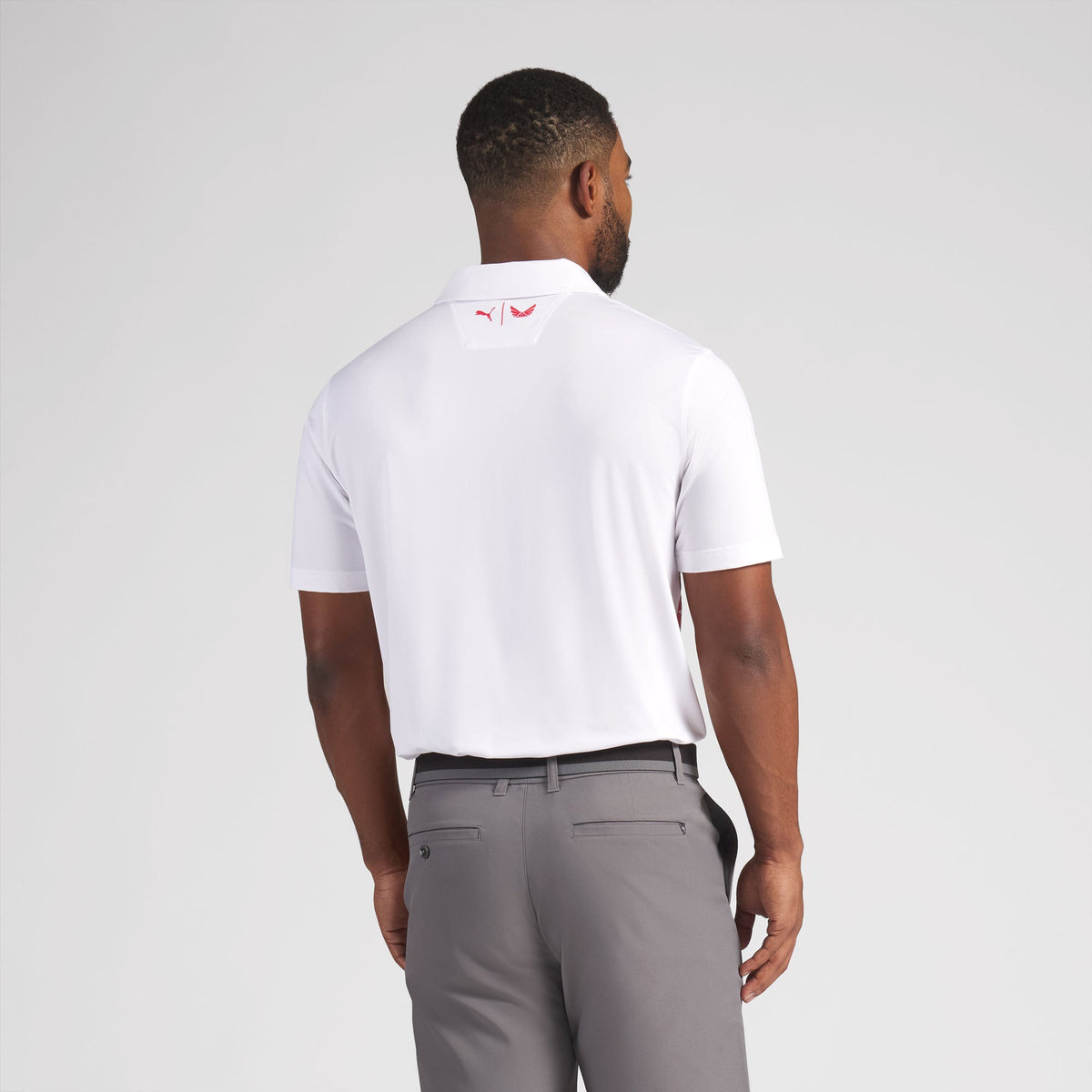 Volition Flag Golf Polo - Puma Golf Classic