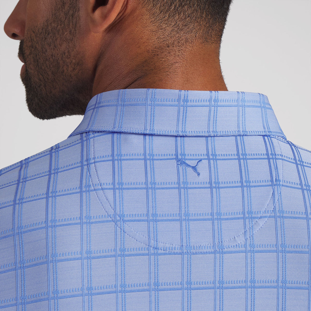 MATTR Plaid BN Golf Polo - Puma Golf Essential