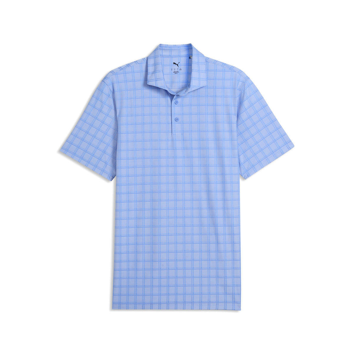 MATTR Plaid BN Golf Polo - Puma Golf Essential