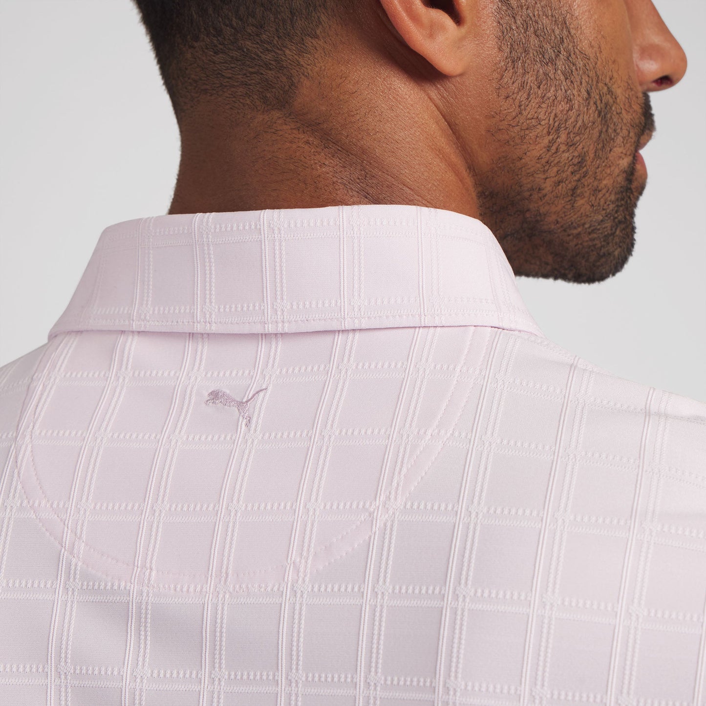 MATTR Plaid BN Golf Polo - Puma Golf Essential
