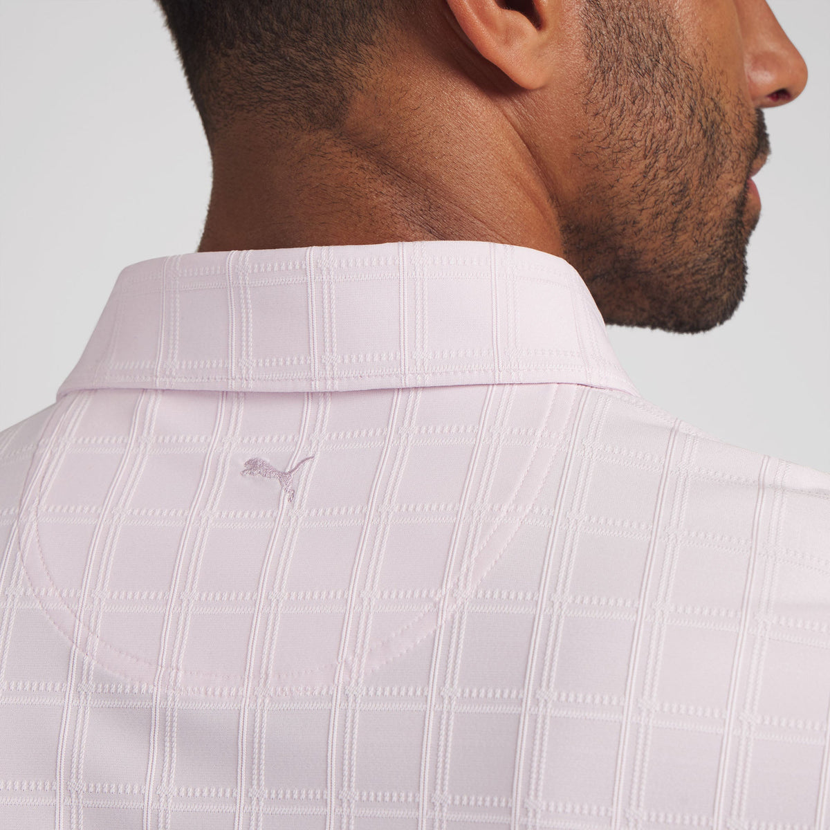 MATTR Plaid BN Golf Polo - Puma Golf Essential