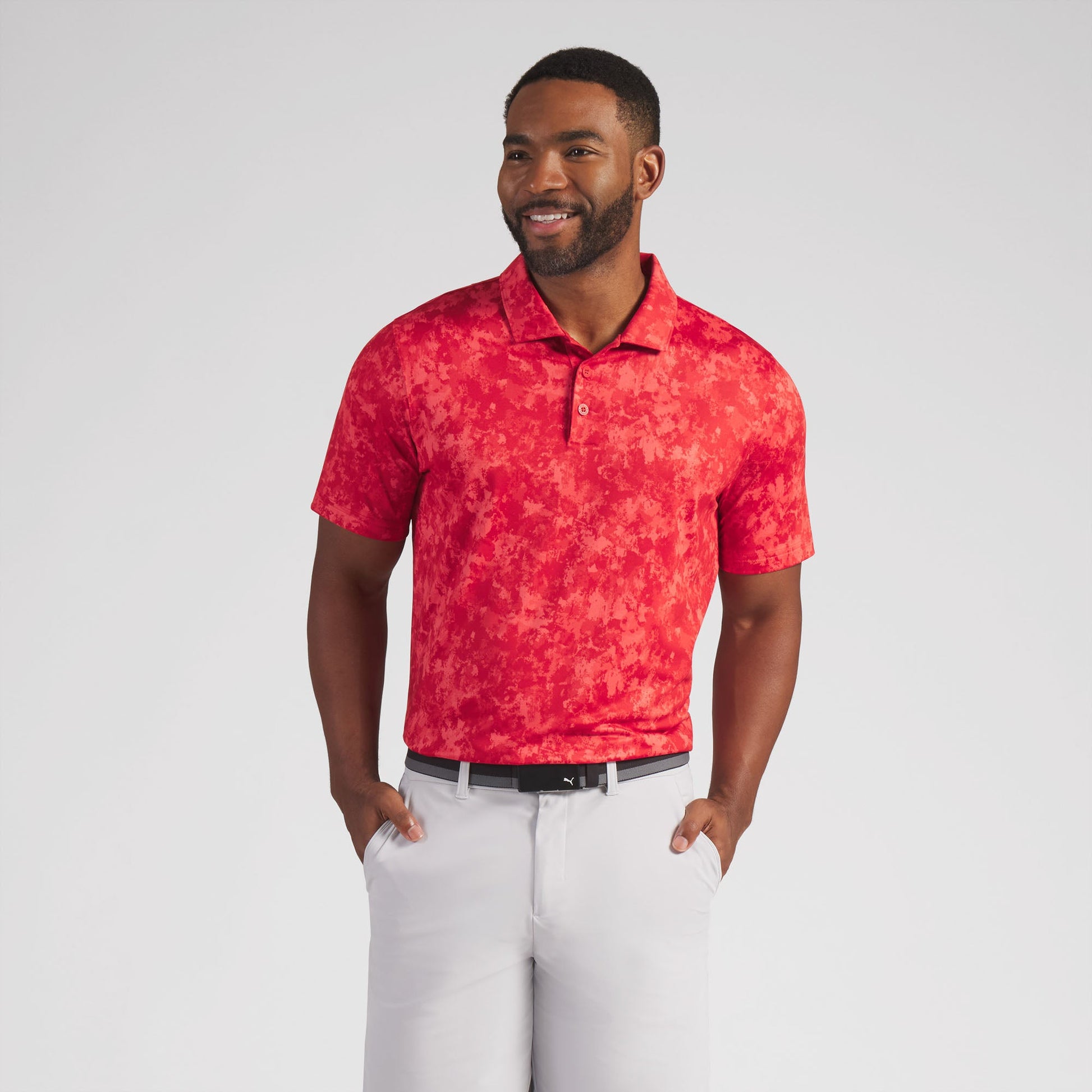 Volition Camo Golf Polo - Puma Golf Value