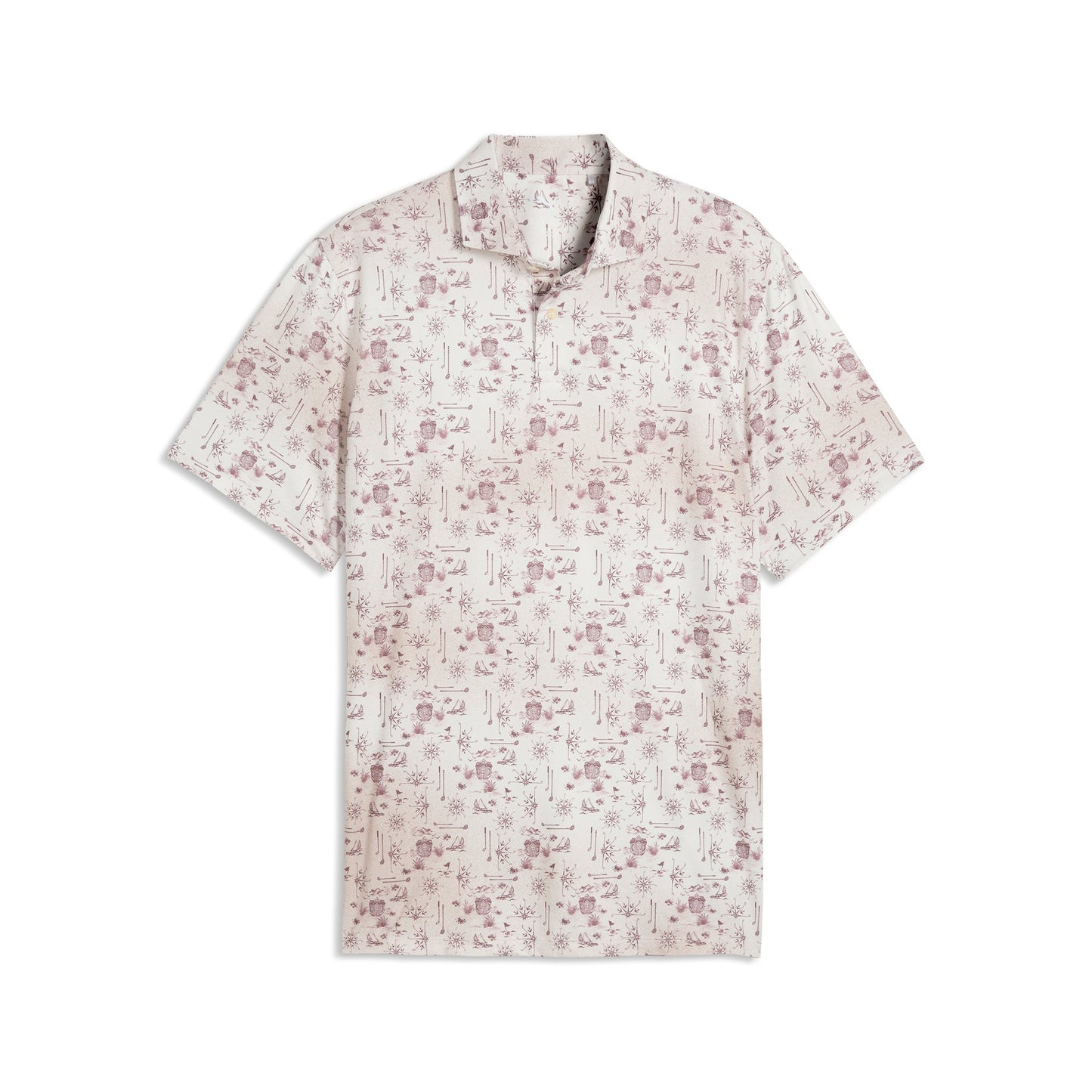 CLOUDSPUN Coastal Claret Golf Polo - Puma Golf Latest