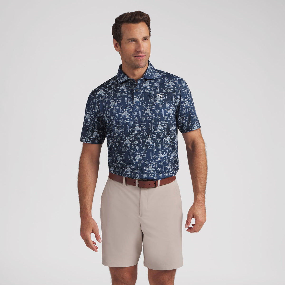 CLOUDSPUN Coastal Claret Golf Polo - Puma Golf Latest
