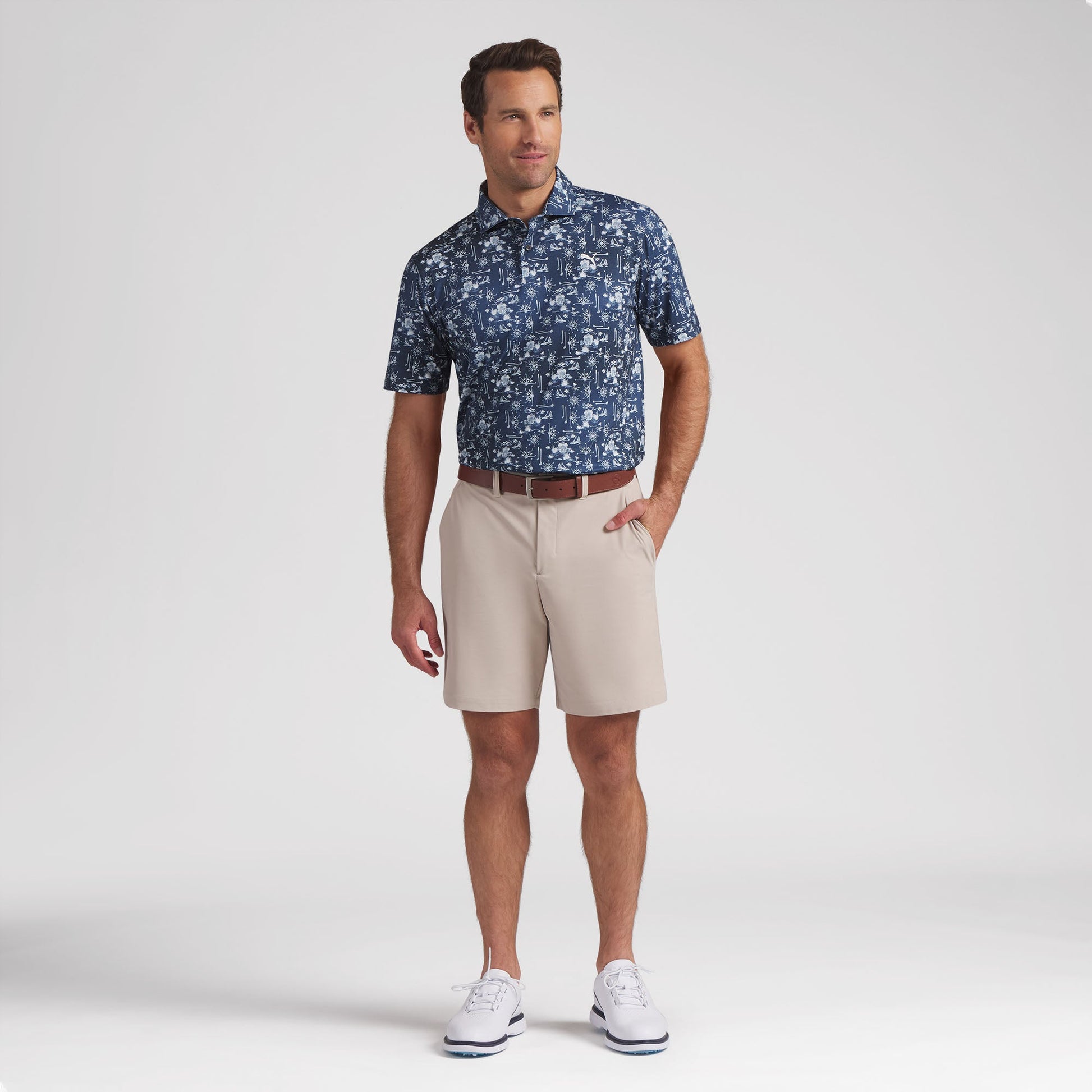 CLOUDSPUN Coastal Claret Golf Polo - Puma Golf Latest