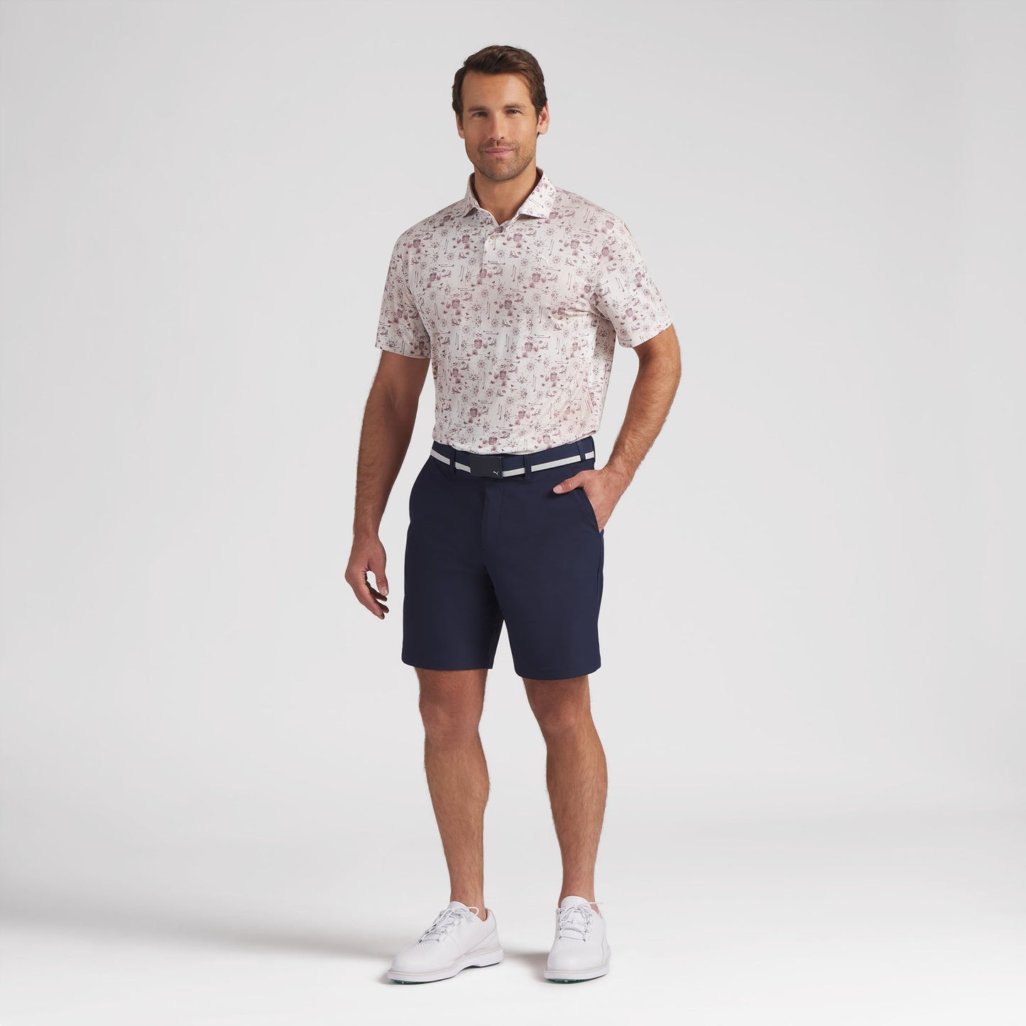 CLOUDSPUN Coastal Claret Golf Polo - Puma Golf Latest