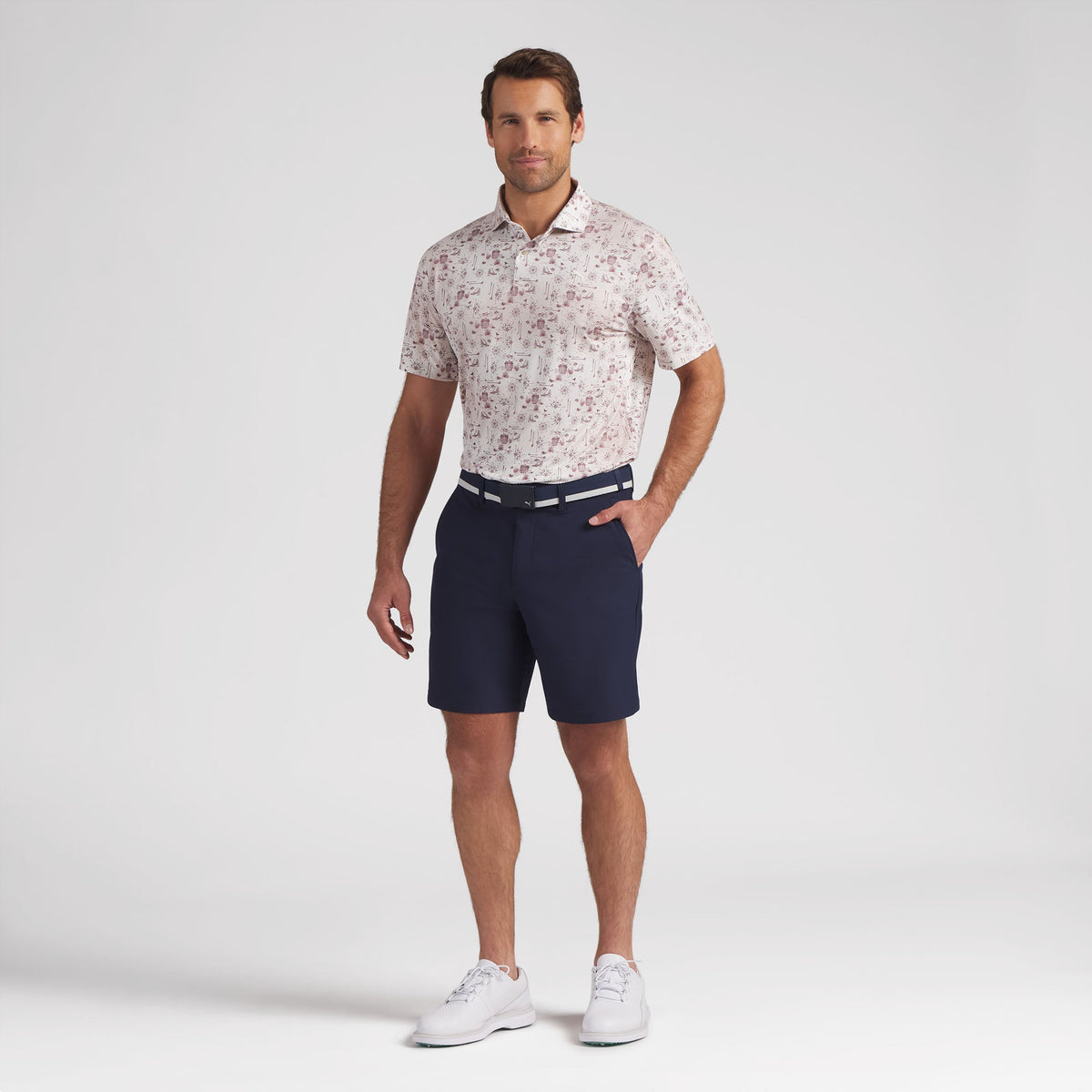 CLOUDSPUN Coastal Claret Golf Polo - Puma Golf Latest