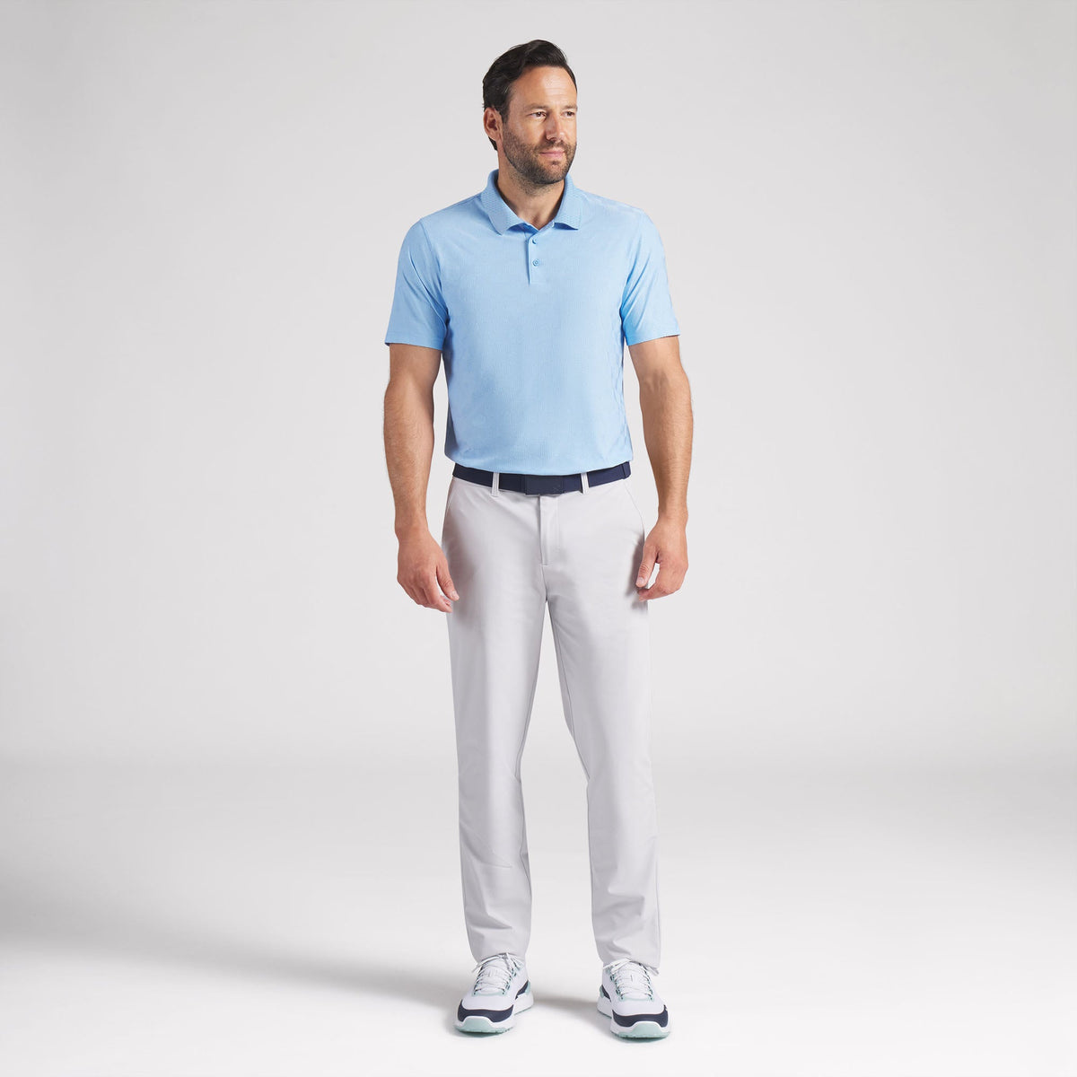 MATTR Check Jacquard BN Golf Polo - Puma Golf Value