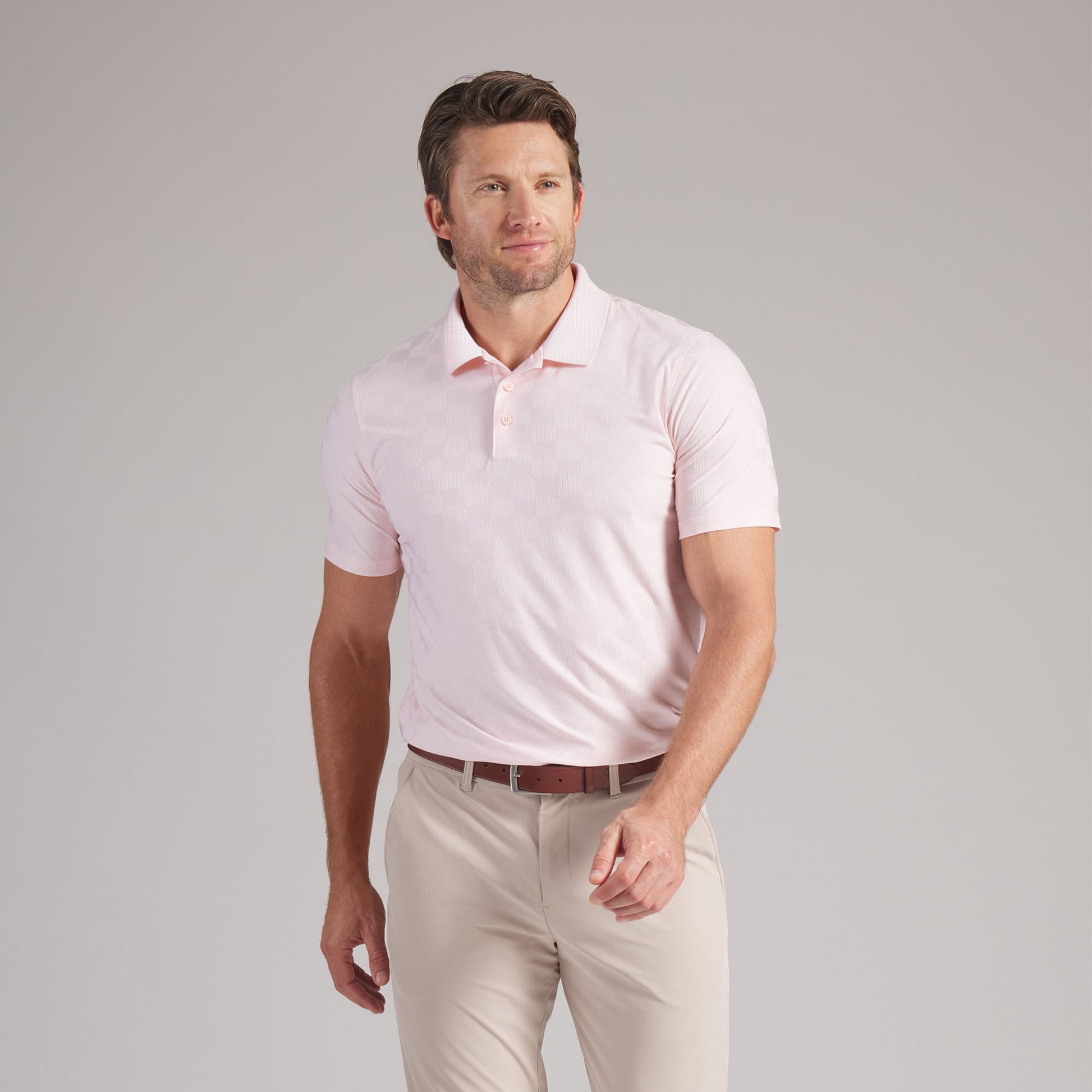 MATTR Check Jacquard BN Golf Polo - Puma Golf Value
