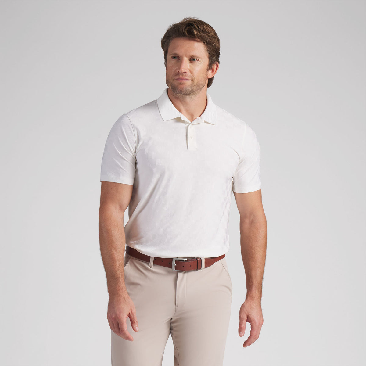MATTR Check Jacquard BN Golf Polo - Puma Golf Value