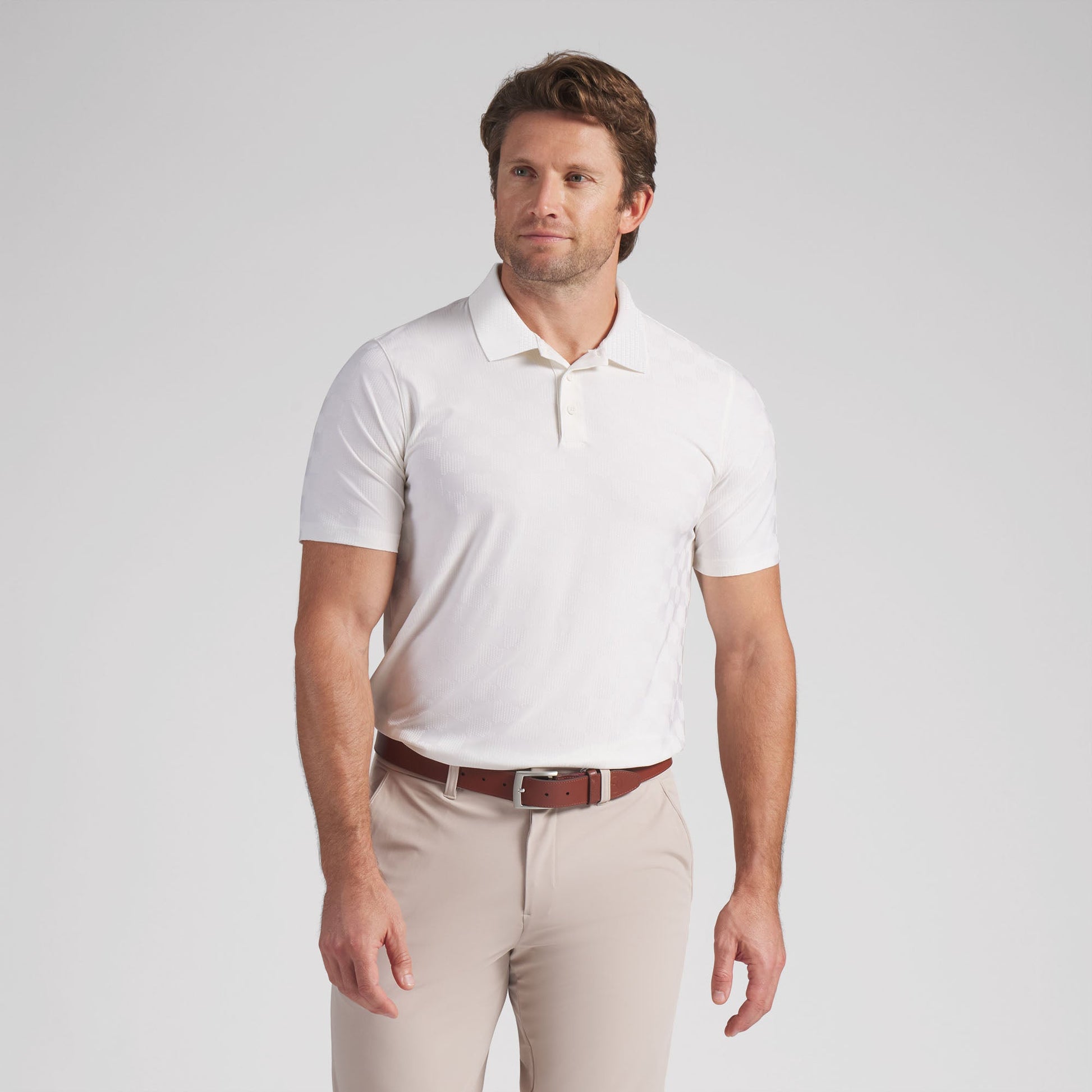 MATTR Check Jacquard BN Golf Polo - Puma Golf Value