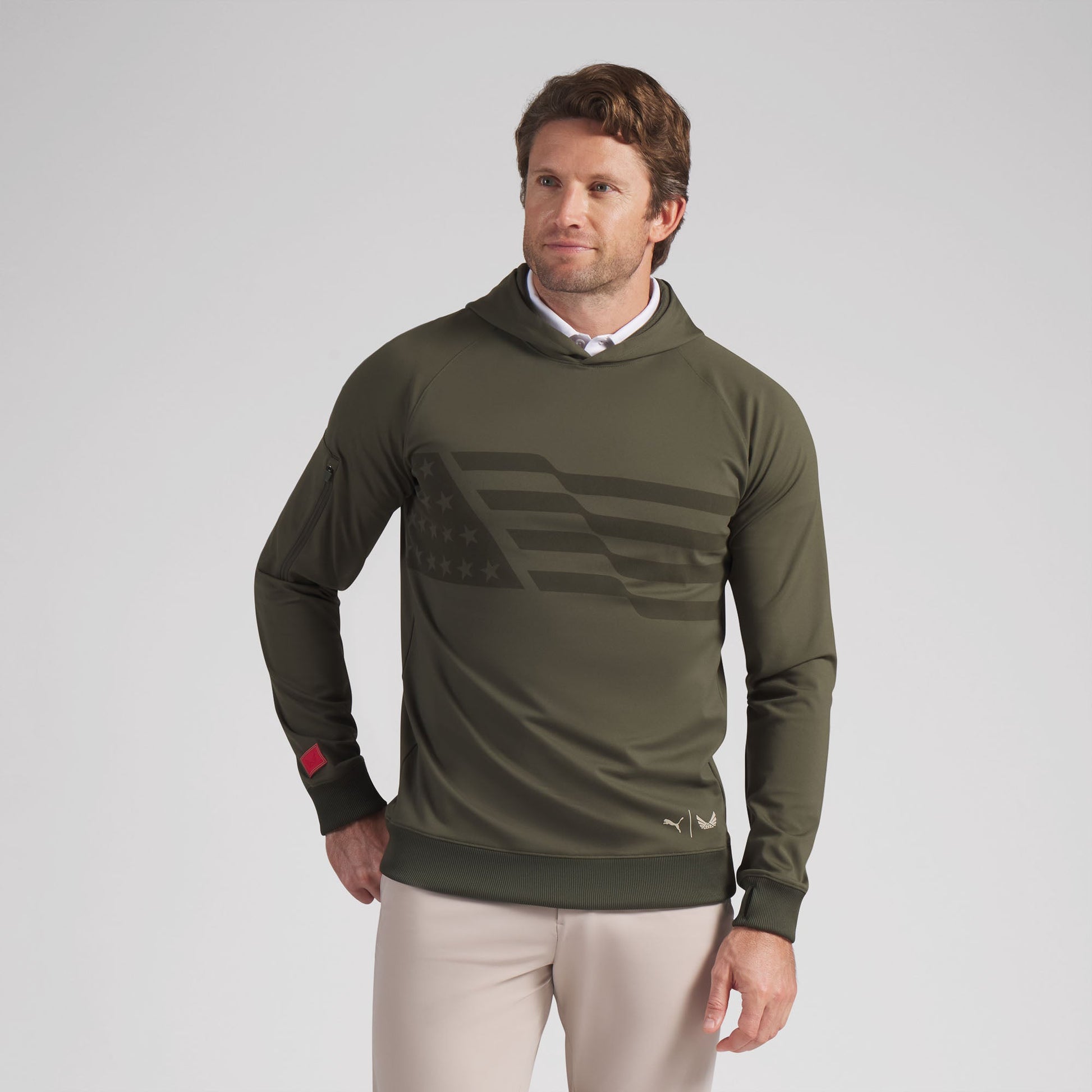 Volition Flag Golf Hoodie - Puma Golf Value