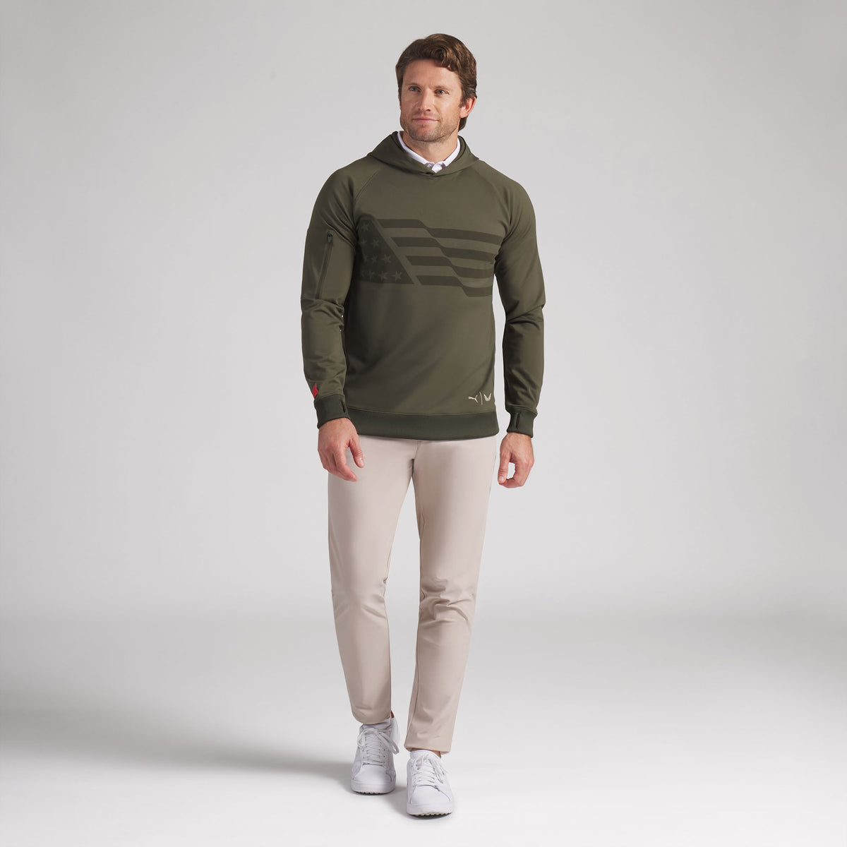 Volition Flag Golf Hoodie - Puma Golf Value