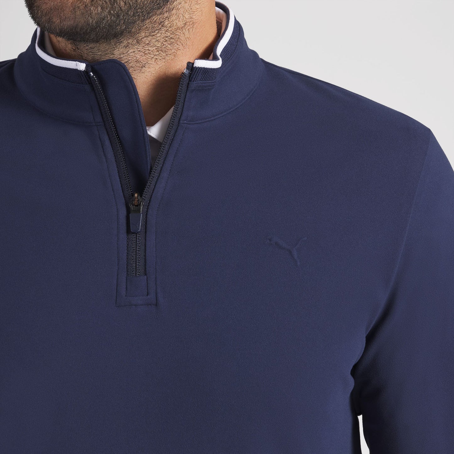 CLOUDSPUN Tech 3D LC 1/4 Zip Golf Jacket - Puma Golf Essential