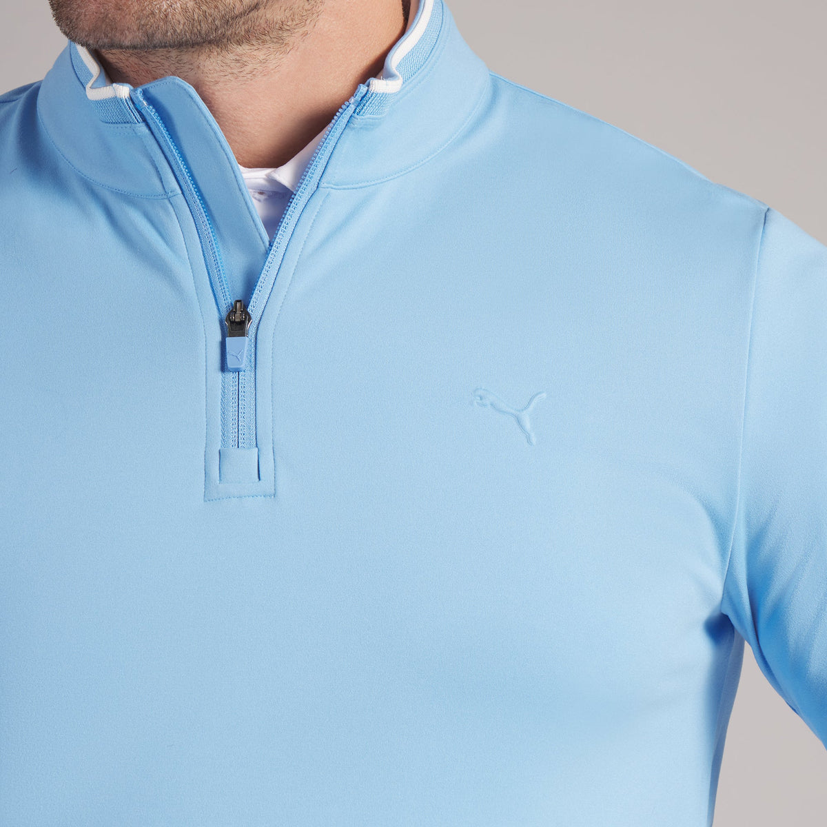 CLOUDSPUN Tech 3D LC 1/4 Zip Golf Jacket - Puma Golf Essential