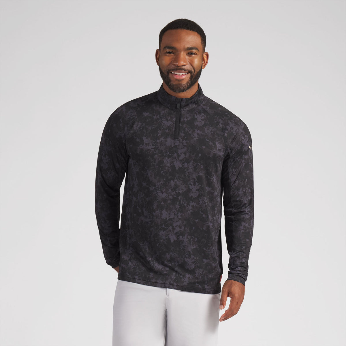 Volition Camo Golf 1/4 Zip - Puma Golf Great Value