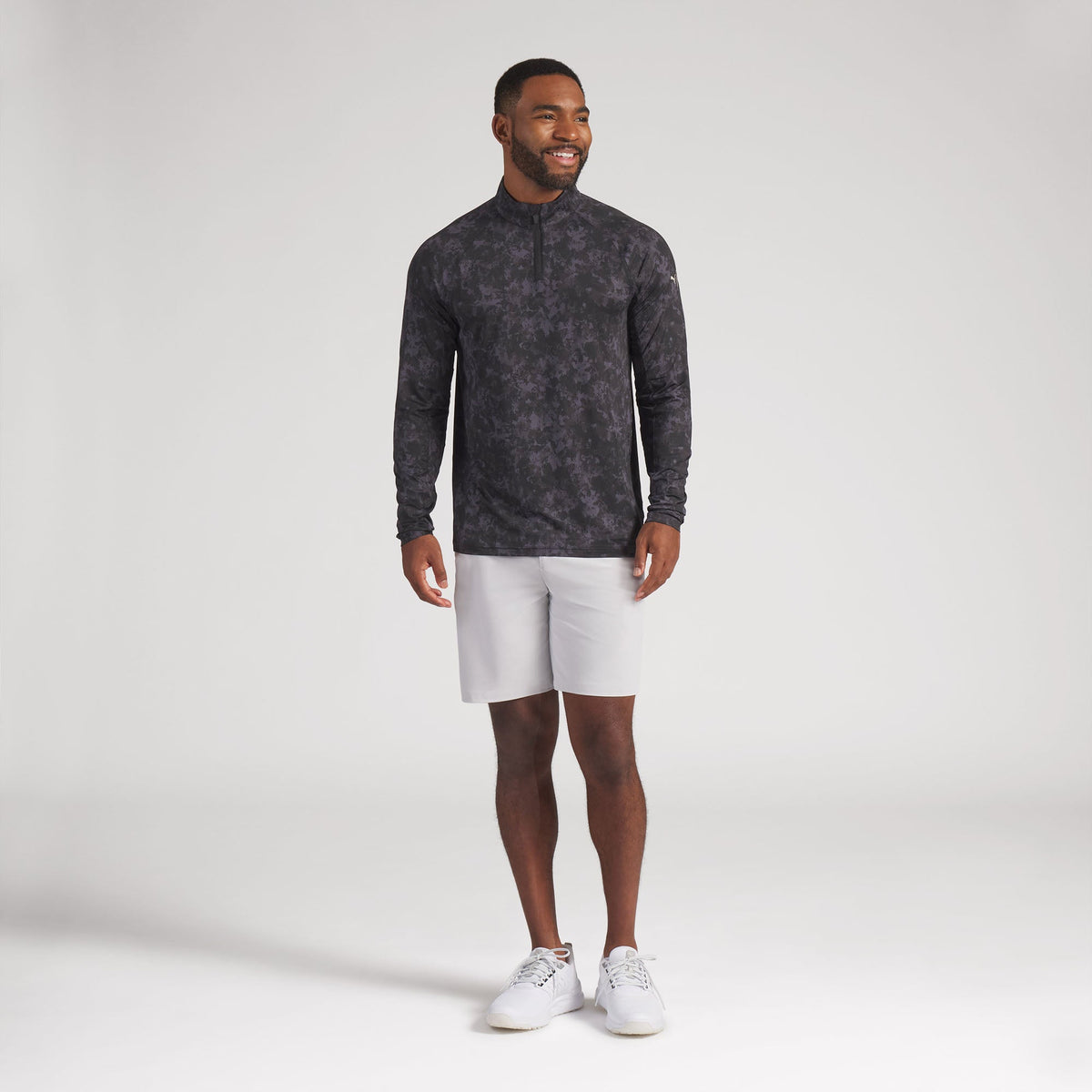 Volition Camo Golf 1/4 Zip - Puma Golf Great Value