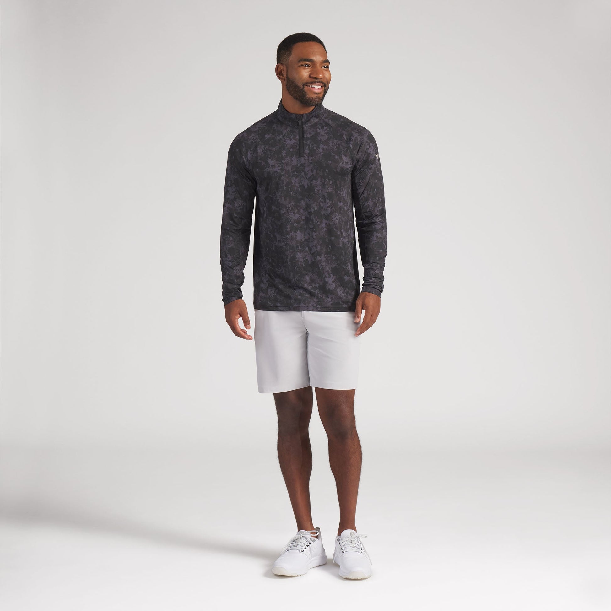 Volition Camo Golf 1/4 Zip - Puma Golf Great Value