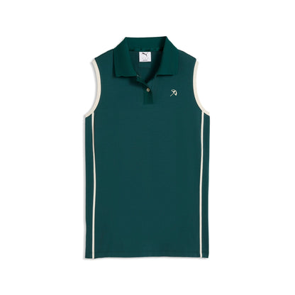 Women's AP Modalon Piped Sleeveless Golf Polo - Puma Golf Everyday