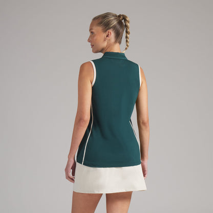Women's AP Modalon Piped Sleeveless Golf Polo - Puma Golf Everyday