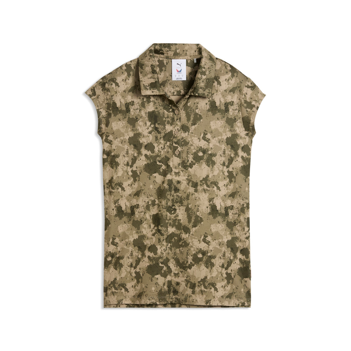 Women's Volition CLOUDSPUN Camo Golf Polo - Puma Golf Classic