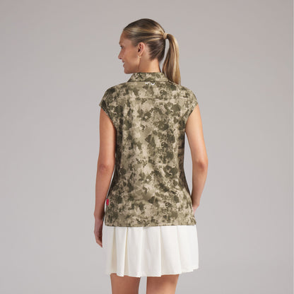Women's Volition CLOUDSPUN Camo Golf Polo - Puma Golf Classic