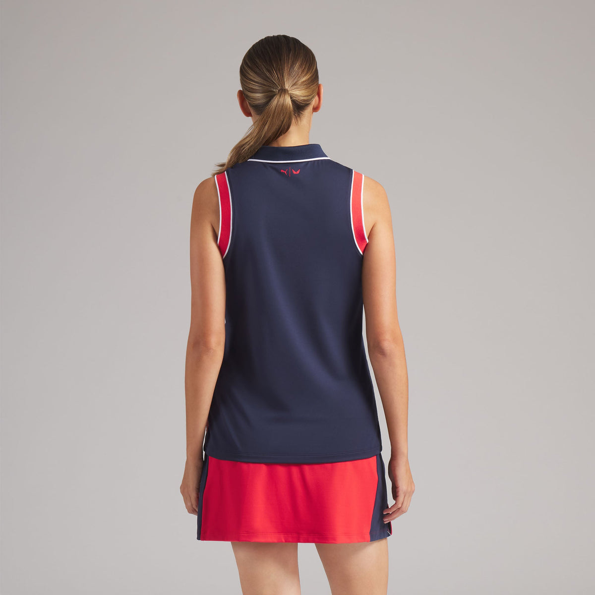 Women's Volition Solid Sleeveless Golf Polo - Puma Golf Essential