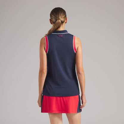 Women's Volition Solid Sleeveless Golf Polo - Puma Golf Essential