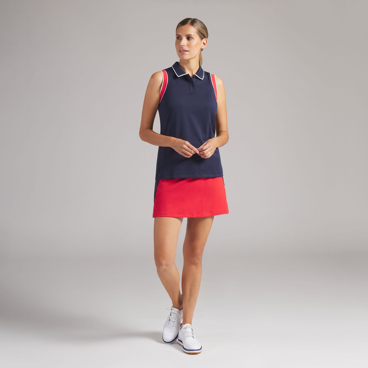 Women's Volition Solid Sleeveless Golf Polo - Puma Golf Essential