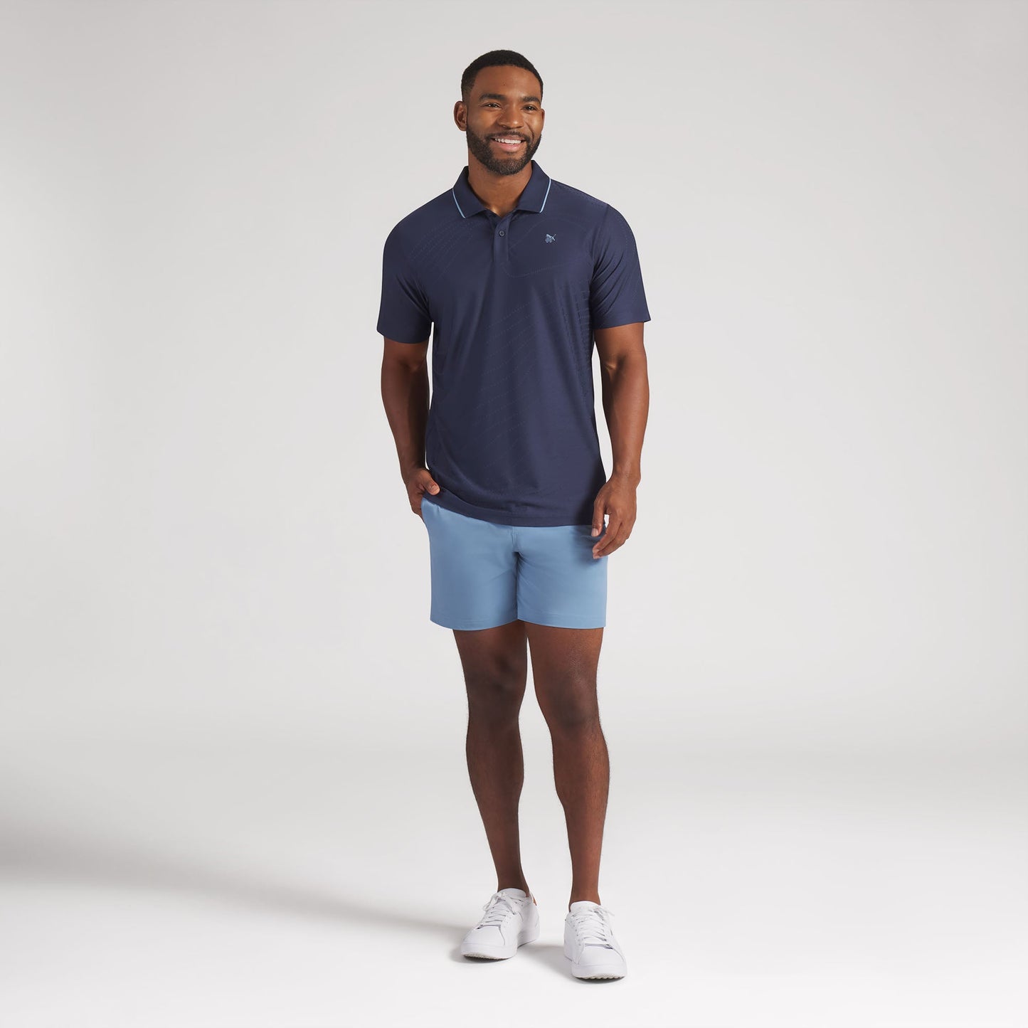 Reigning Champ Jacquard Golf Polo - Puma Golf Essential