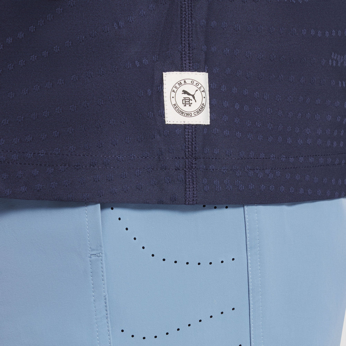 Reigning Champ Jacquard Golf Polo - Puma Golf Essential