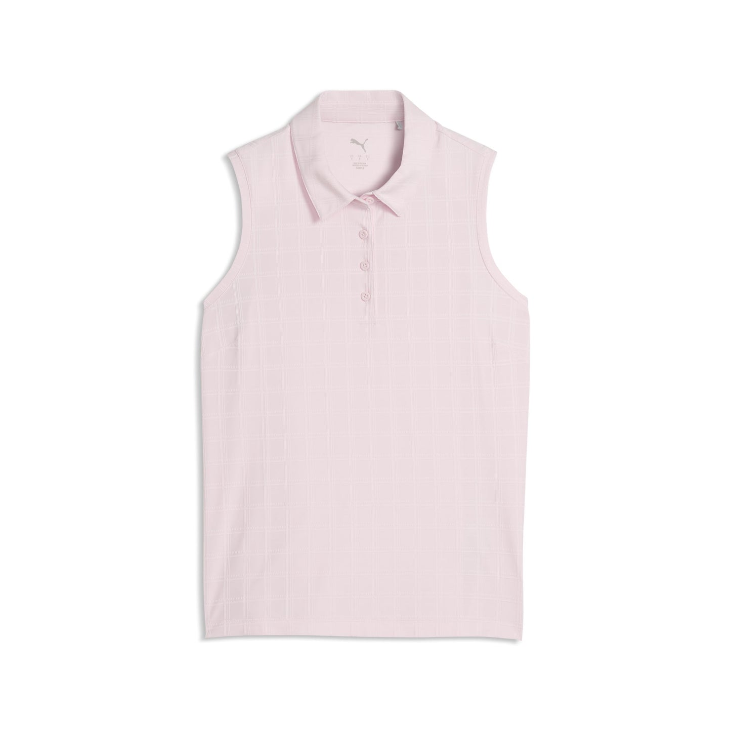 Women's Plaid Knit Sleeveless Golf Polo - Puma Golf Great Value