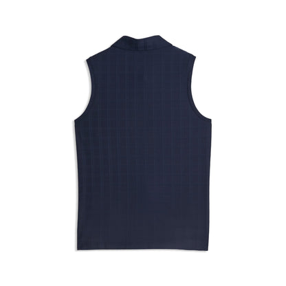Women's Plaid Knit Sleeveless Golf Polo - Puma Golf Great Value