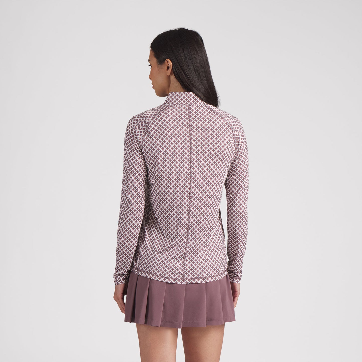Women's UV Club Print Golf 1/4 Zip - Puma Golf Essential