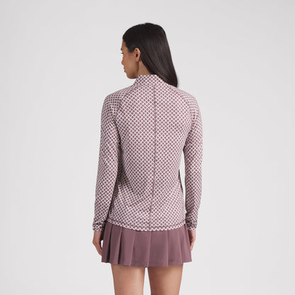 Women's UV Club Print Golf 1/4 Zip - Puma Golf Essential