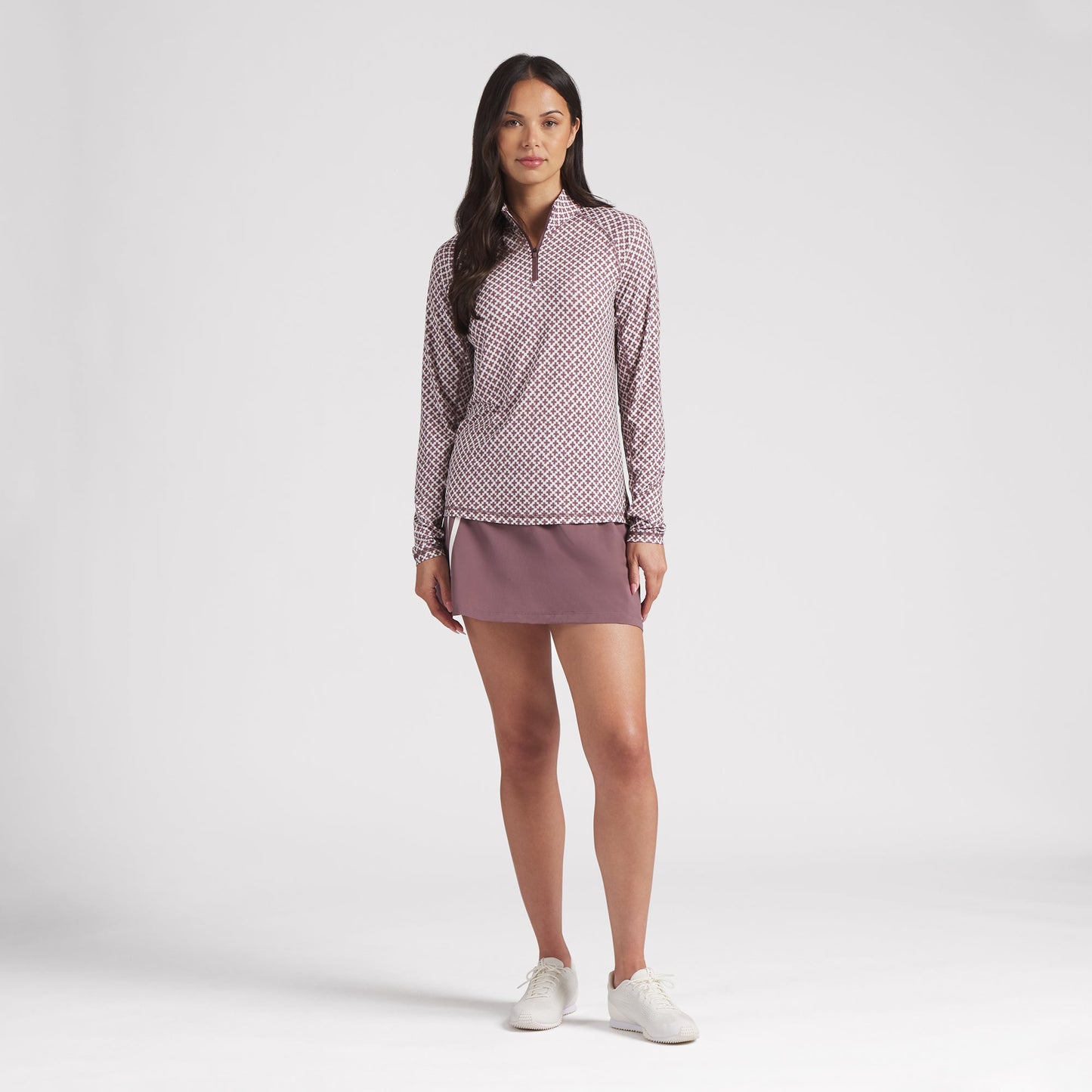 Women's UV Club Print Golf 1/4 Zip - Puma Golf Essential
