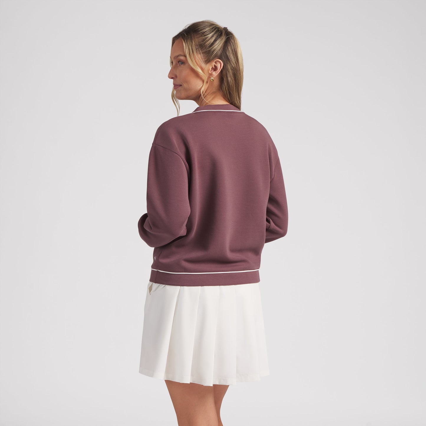 Women's CLOUDSPUN Fleece V-Neck Golf Sweater - Puma Golf Everyday