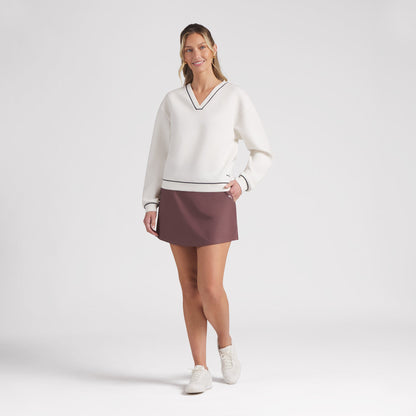Women's CLOUDSPUN Fleece V-Neck Golf Sweater - Puma Golf Everyday