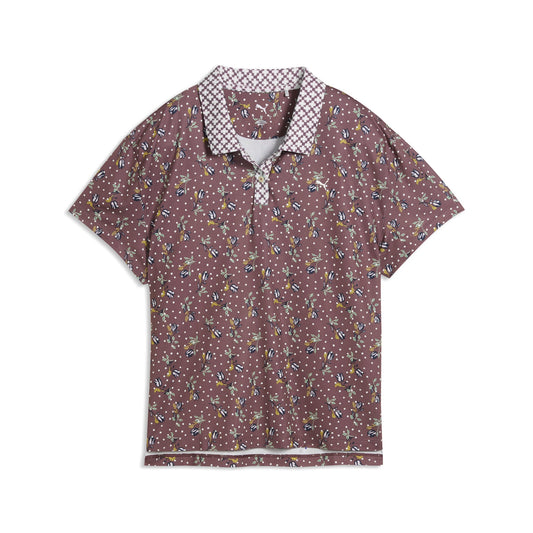 Women's Ezra Printed Golf Polo - Puma Golf Value
