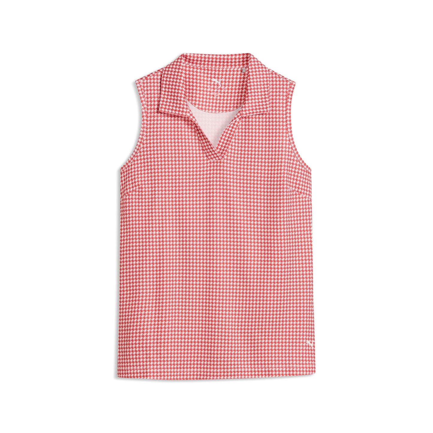 Women's CLOUDSPUN Mono Check Sleeveless Golf Polo - Puma Golf Latest